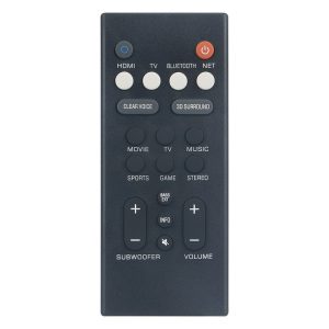 VCQ9140 Remote Control Replacement For Yamaha YAS-109 YAS-209 Soundbar