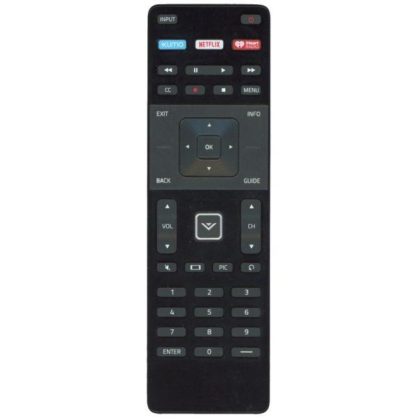 Vizio XRT122 TV Remote Control – XUMO, NETFLIX AND IHEART RADIO – 790.02211.0002