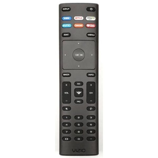 Vizio XRT140 Smartcast TV Remote Control – Vudu, Netflix, Amazon, Xumo, Crackle, iHeart Radio – 6915B0000M000