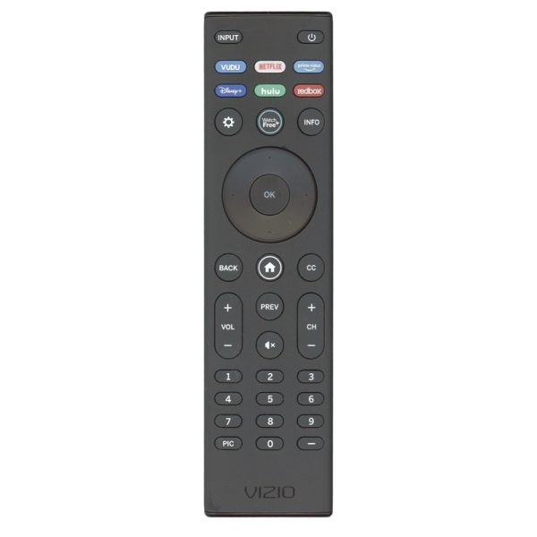 Vizio XRT140L Smartcast TV Remote Control – Vudu, Netflix, Prime, Disney +, Hulu, RedBox – XRT140L