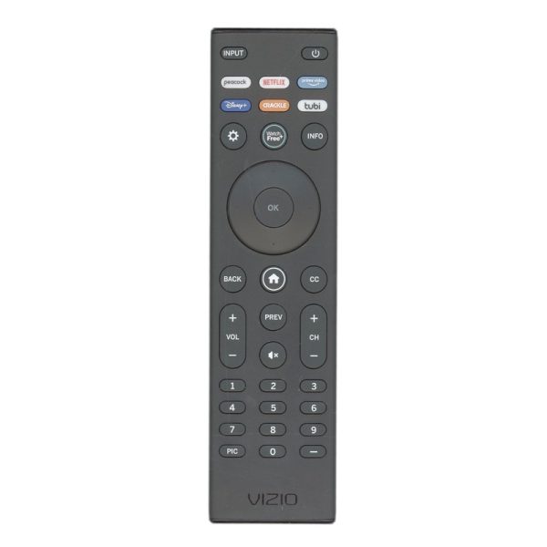 Vizio XRT140V Peacock Smartcast TV Remote Control – Peacock, Netflix, Prime Video, Disney +, Crackle, Tubi – 6915C0002J000