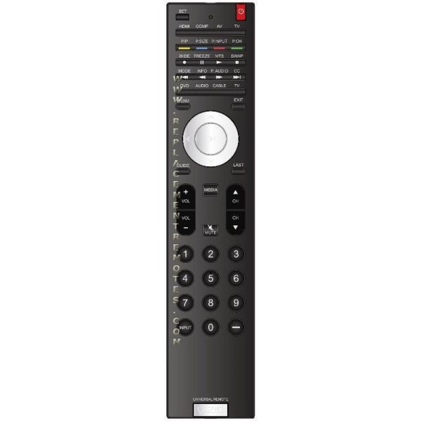 Vizio XRU9M TV Remote Control