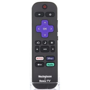 Westinghouse RCAFIR 2022 ROKU TV Remote Control – Netflix, Disney, Apple TV +, Hulu – 3226001063