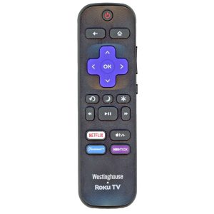 Westinghouse RCALIR 2024 Roku TV Remote Control – Netflix, Apple TV +, Paramount +, HBO Max – 3026000071