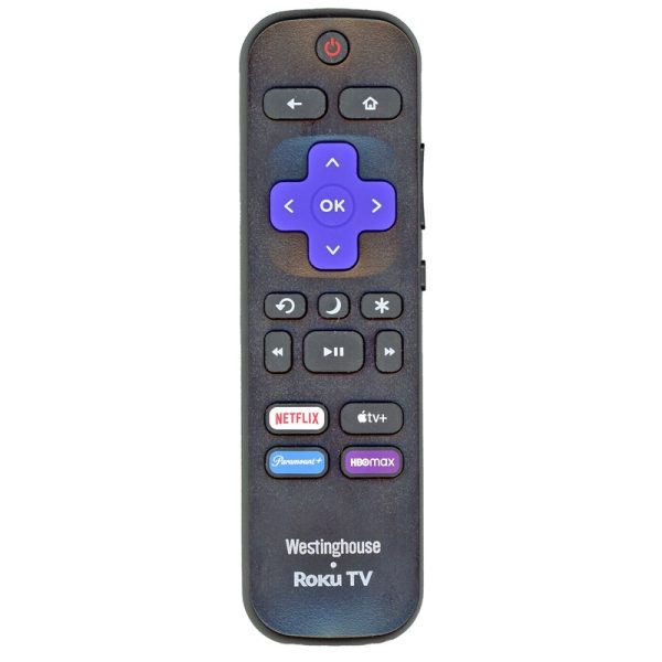 Westinghouse RCALIR 2024 Roku TV Remote Control – Netflix, Apple TV +, Paramount +, HBO Max – 3026000071