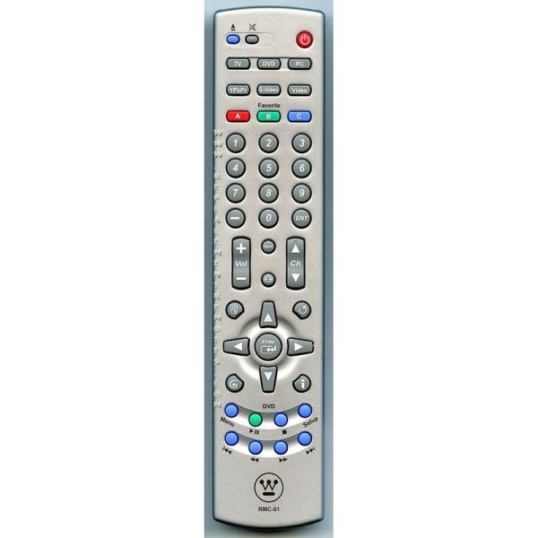 Westinghouse RMC01 TV/DVD Remote Control
