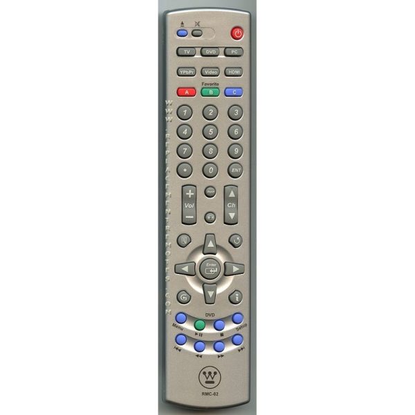 Westinghouse RMC02 TV/DVD Remote Control