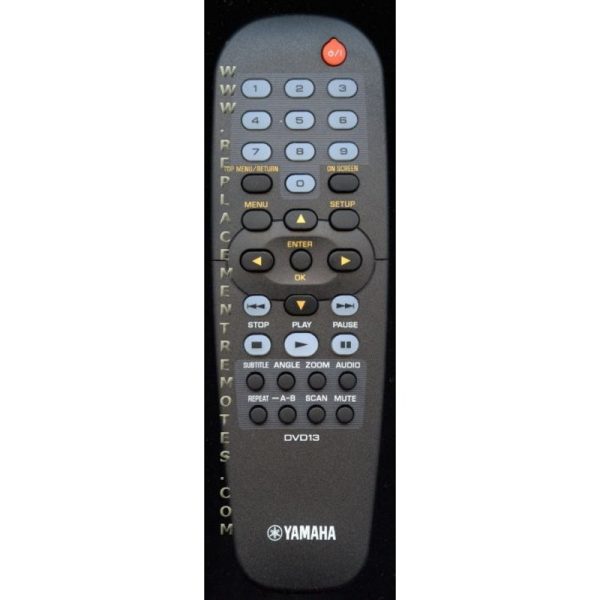 Yamaha DVD13 DVD Remote Control