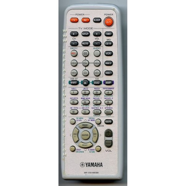Yamaha DVRS100 Audio Remote Control