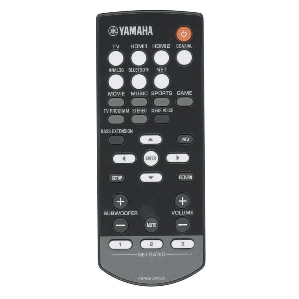 Yamaha FSR89 Sound Bar Remote Control – ZU846200