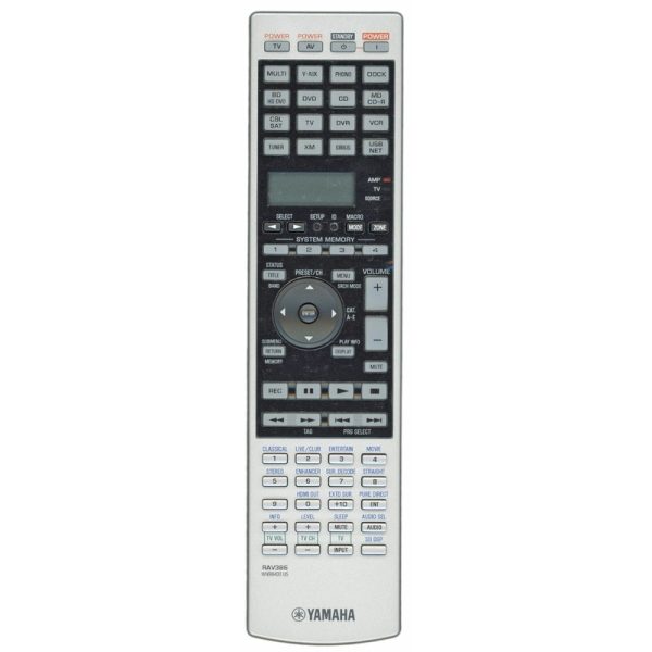 Yamaha RAV386 A/V Receiver Remote Control – WN984000