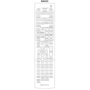 Yamaha RAV431 Receiver Remote Control