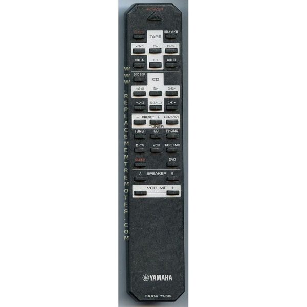 Yamaha RAX14 Receiver Remote Control